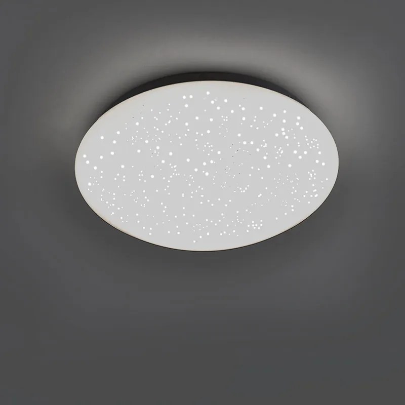 Plafon moderno branco efeito-estrela LED - BEX Moderno