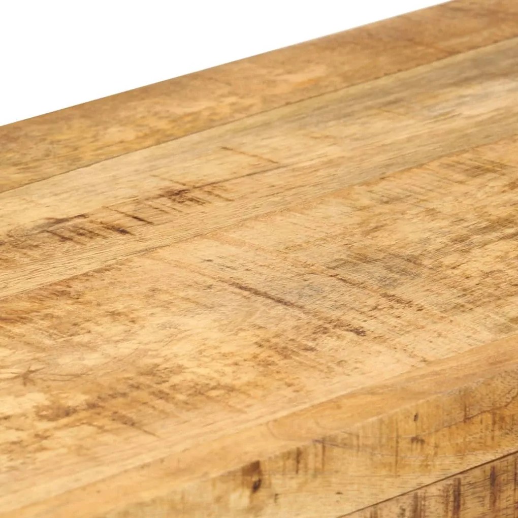 Mesa consola 110x30x76 cm madeira de mangueira maciça