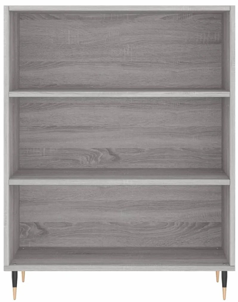 Armário alto 69,5x34x180 cm derivados de madeira sonoma cinza
