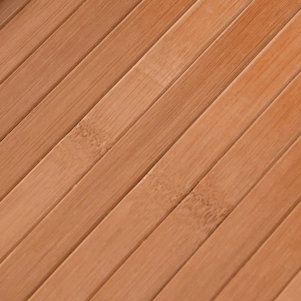 Tapete retangular 60x200 cm bambu cor natural