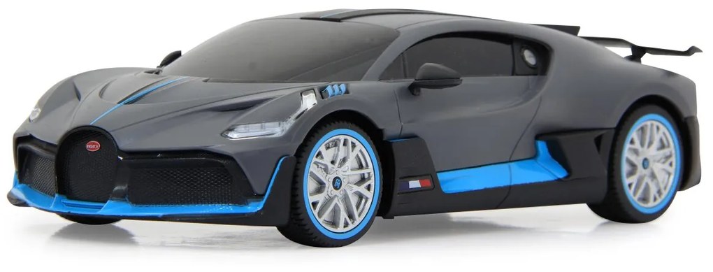 Carro Telecomandado Bugatti DIVO 1:24 grau 2,4GHz cinzento