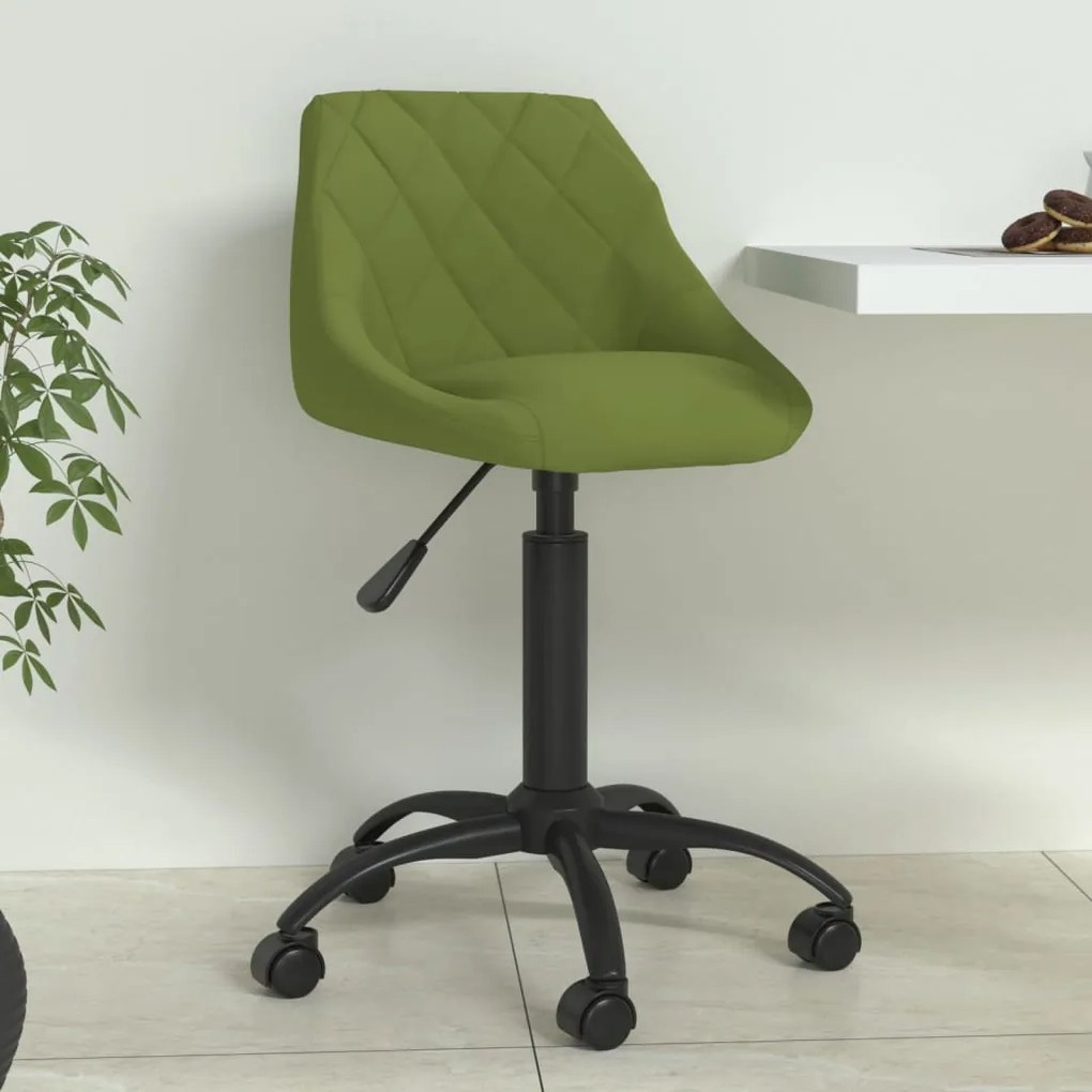 vidaXL Cadeira de jantar veludo verde-claro