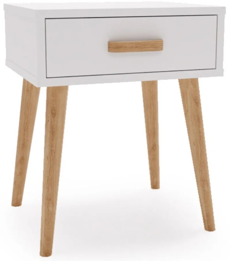 Mesa de cabeceira LUNA branca