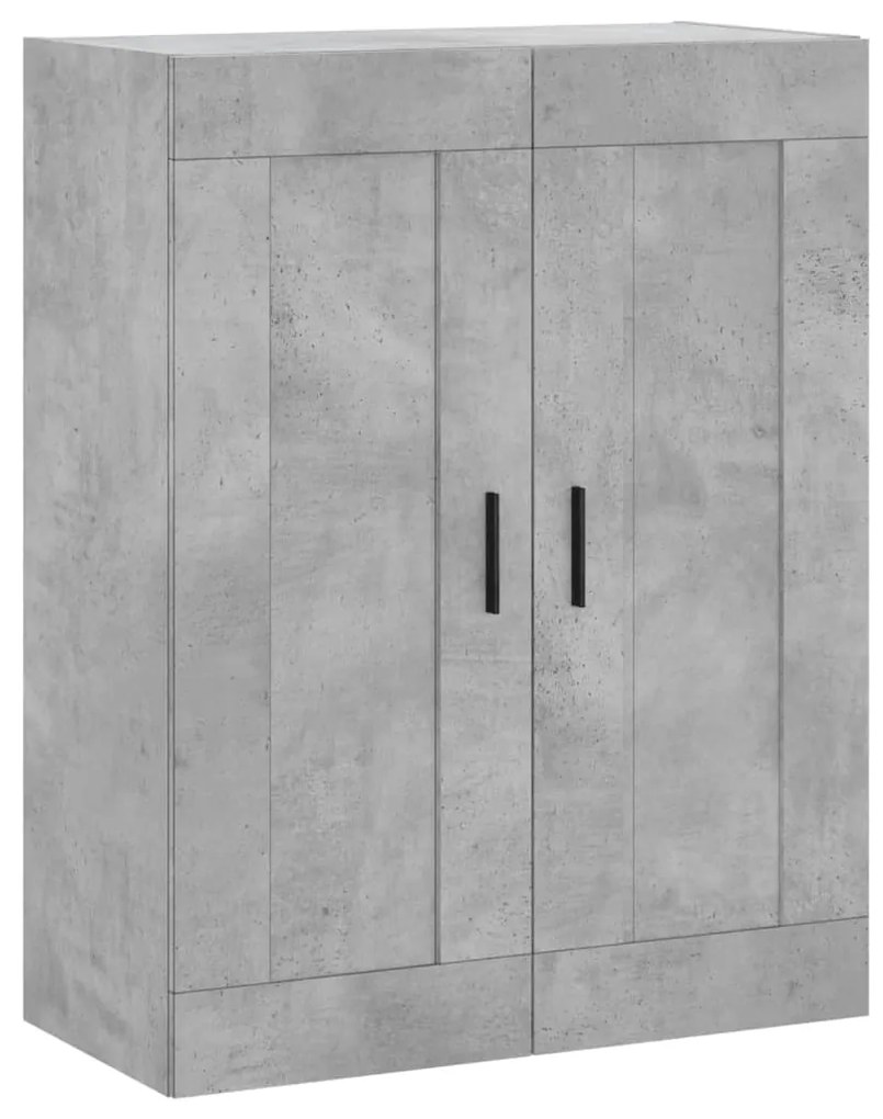 Armário alto 69,5x34x180 cm derivados de madeira cinza cimento