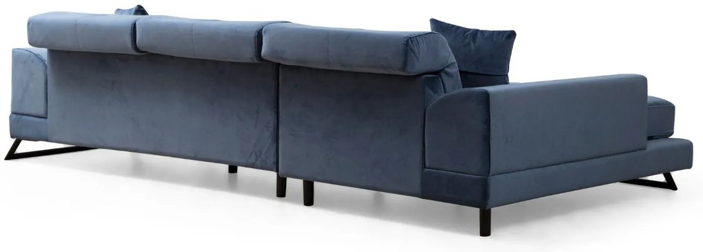 Sofá de Canto Frido – Azul Marinho – 190 cm x 304 cm