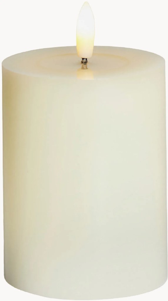 Vela cilíndrica LED regulável Sille