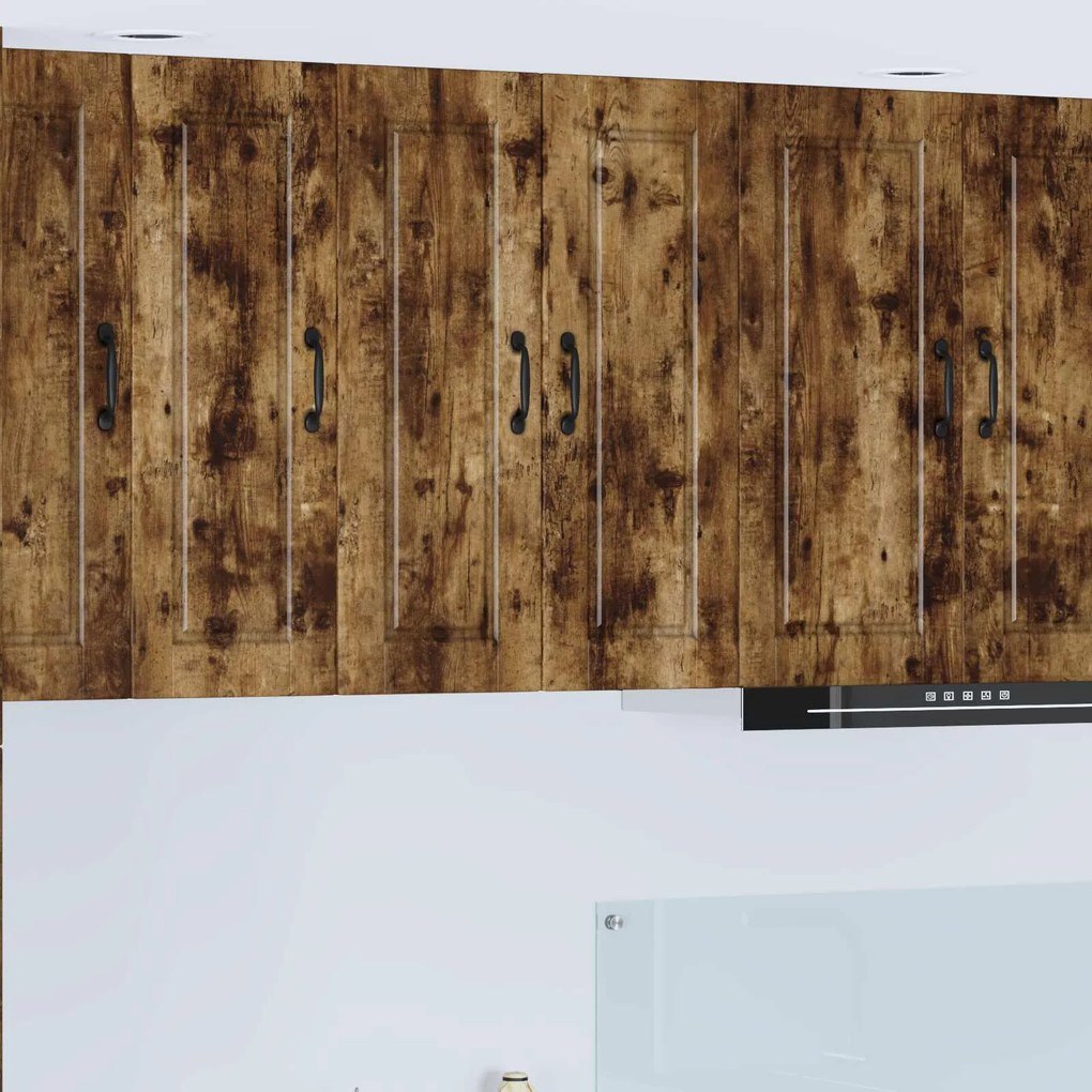 vidaXL Armário de Cozinha com porta Carvalho Defumado 30 x 31 x 80 cm