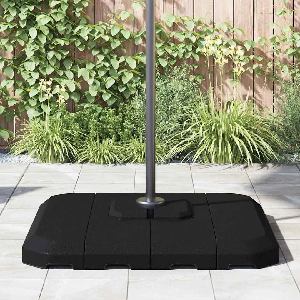 Conjunto de 4 Bases de Parasol - Suportam 130kg de Areia ou 90kg de Ág