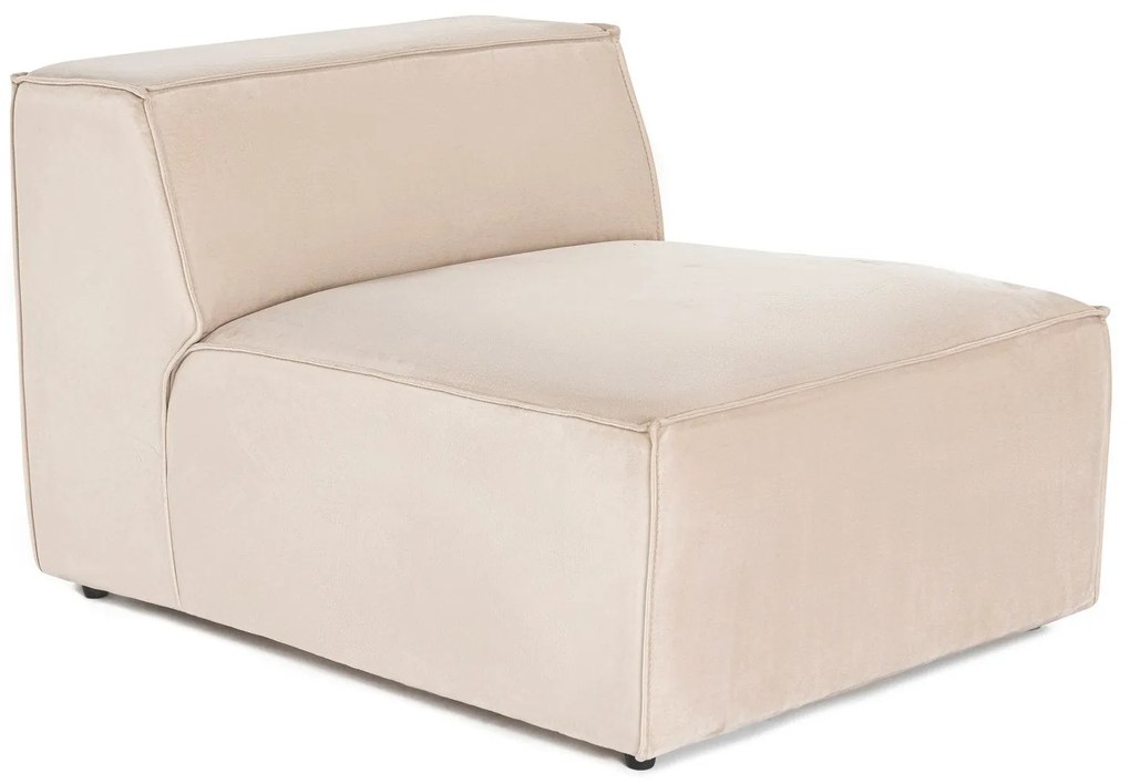Sofá Individual Lora – Creme – Comprimento 83 cm x Largura 108 cm x Al