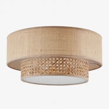 Plafon De Teto Lumira Natural & Ø55 Cm - Sklum