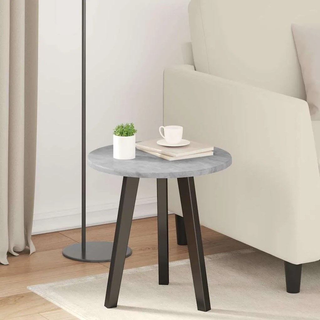vidaXL Tampo de Mesa Cinzento cimento 40 x 40 x 1,5 cm