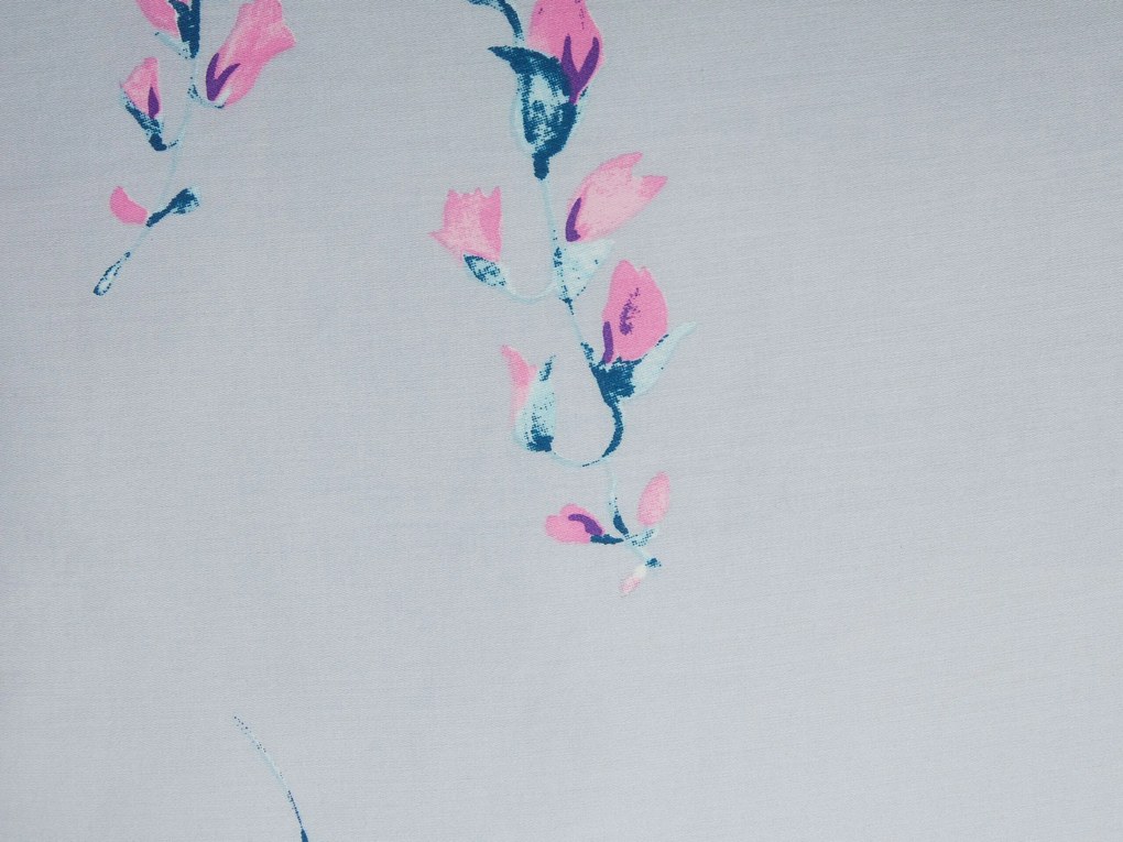 Conjunto de capas de edredão em algodão acetinado azul claro 200 x 220 cm EVERGREEN Beliani