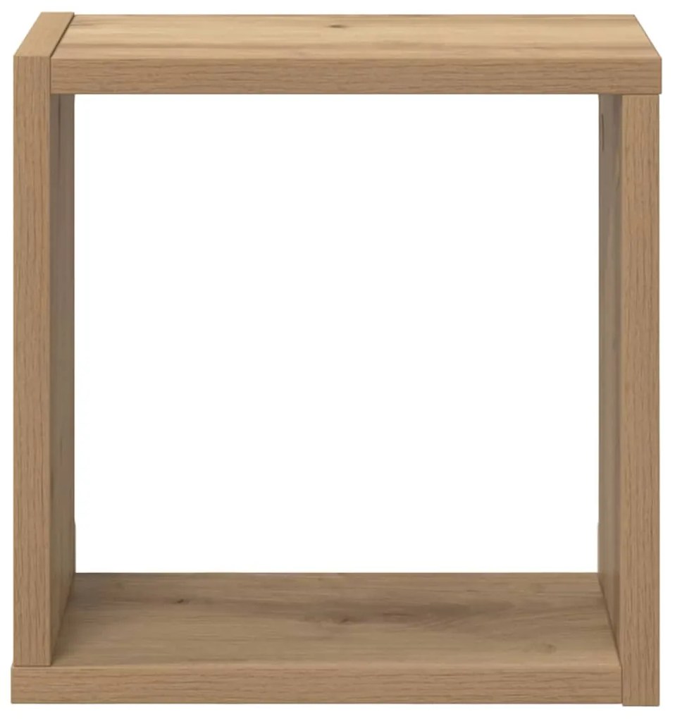 Prateleiras de Parede Carvalho Artesanal MDF 26 x 15 x 26 cm