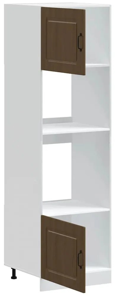 Armários forno 2 pcs Lucca derivados madeira carvalho castanho