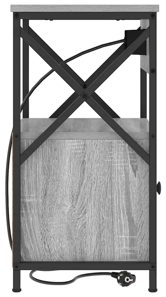 Armários de Canto 2 pcs Sonoma cinzento 40 x 31 x 60 cm