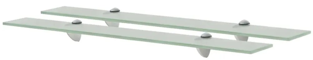 3051538 vidaXL Prateleiras flutuantes 2 pcs vidro 70x20 cm 8 mm