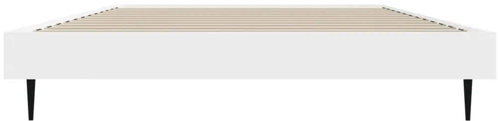 Estrutura de cama 90x200 cm derivados de madeira branco