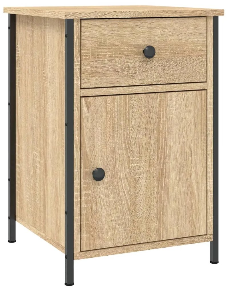 Mesas cabeceira 2 pcs 40x42x60cm deriv. madeira carvalho sonoma