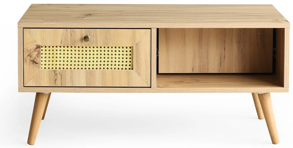 Mesa de Centro Sidyma – Carvalho – 97x45x55 cm