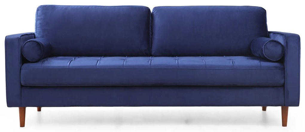 Sofá de 3 Lugares Rome – Azul Marinho – 215 x 90 x 70 cm
