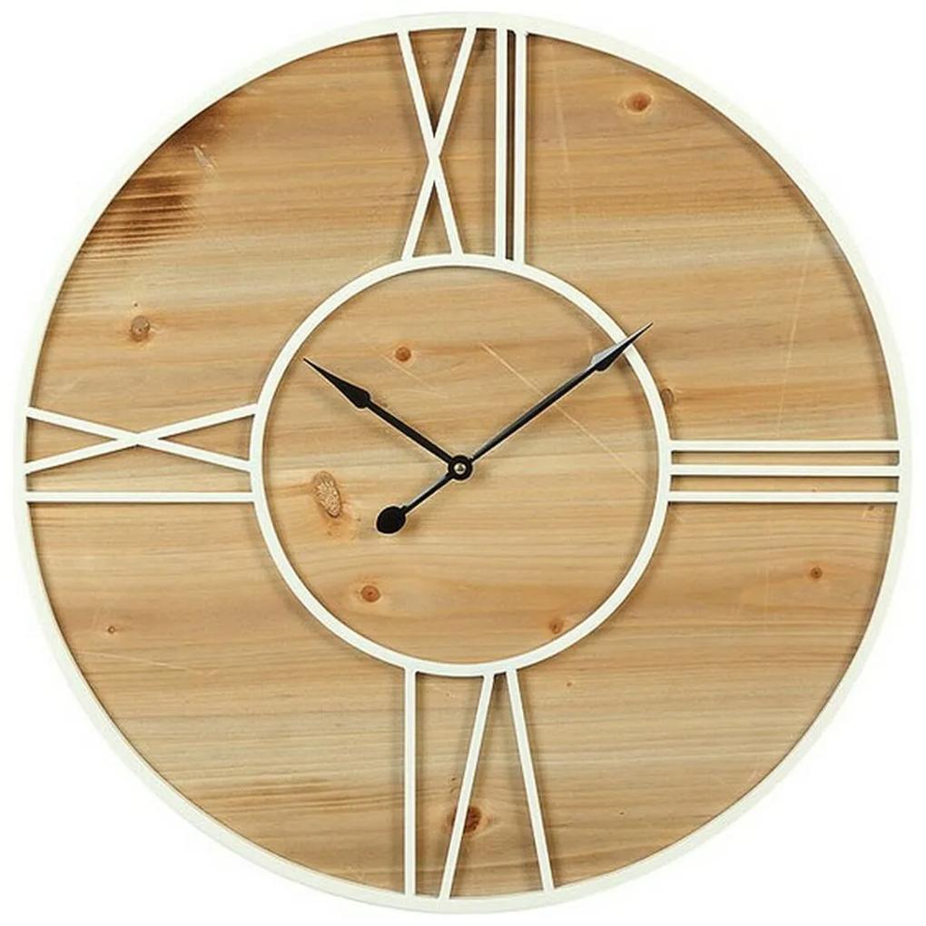 Relógio de Parede Circular Castanho (60 x 60 x 4,5 cm)