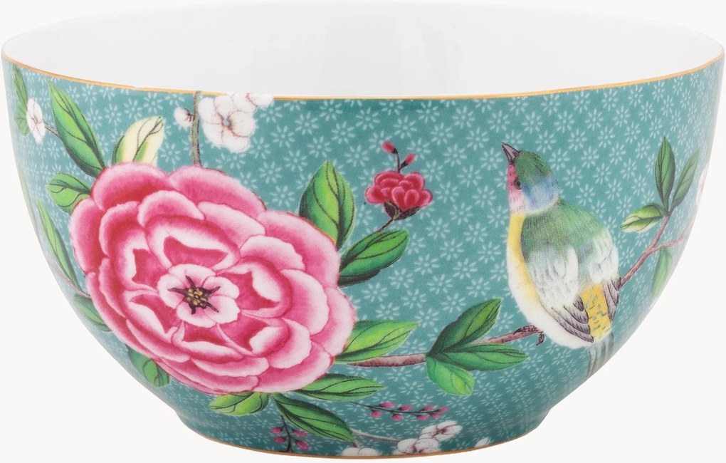 Taças pequenas de porcelana Blushing Birds, conjunto de 2