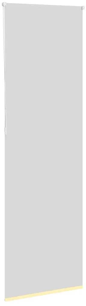 Persiana de enrolar 65x230 cm largura tecido 60,7 cm poliéster