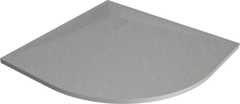Mexen Bert base de duche semicircular SMC 80 x 80 cm, cinzento - 4KR618080