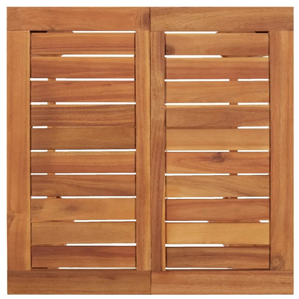 Conjunto de bar para jardim 3 pcs madeira de acácia maciça