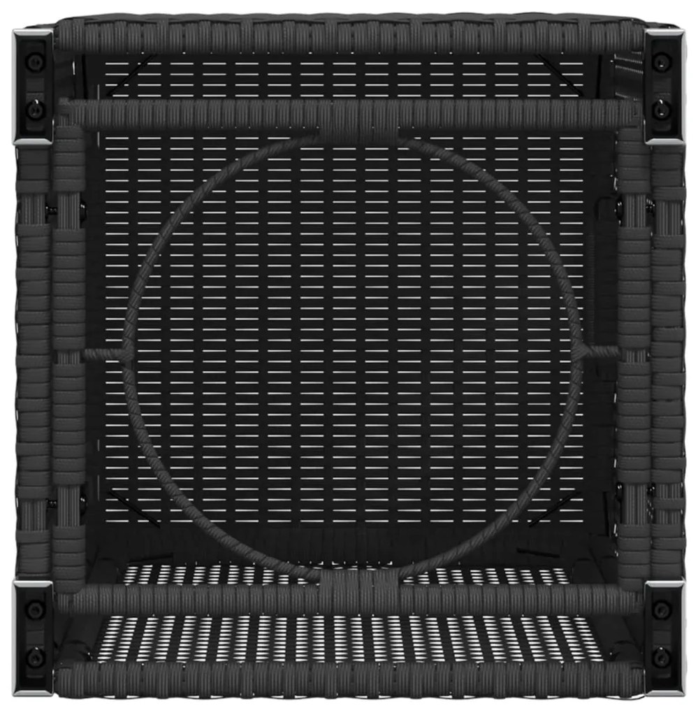 Cobertura para botija de gás 40x40x60 cm vime PE preto