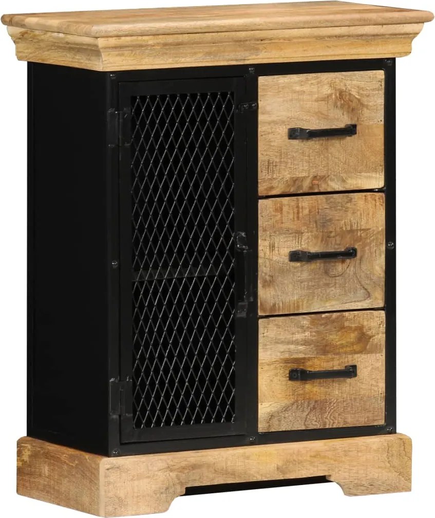 vidaXL Aparador 60x30x75 cm madeira de mangueira maciça