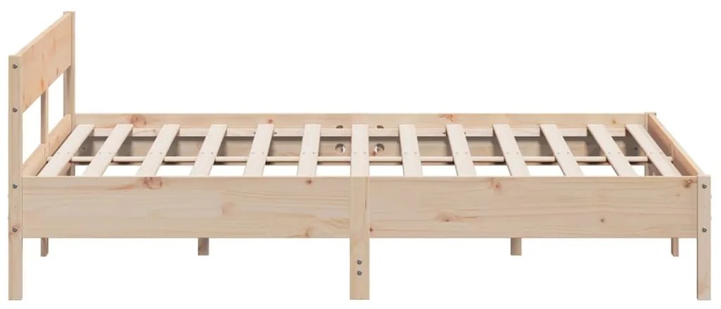 Cama sem colchão 180x200 cm madeira de pinho maciça