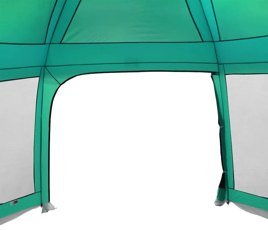 Tenda para piscina com mosca amovível e paredes de rede