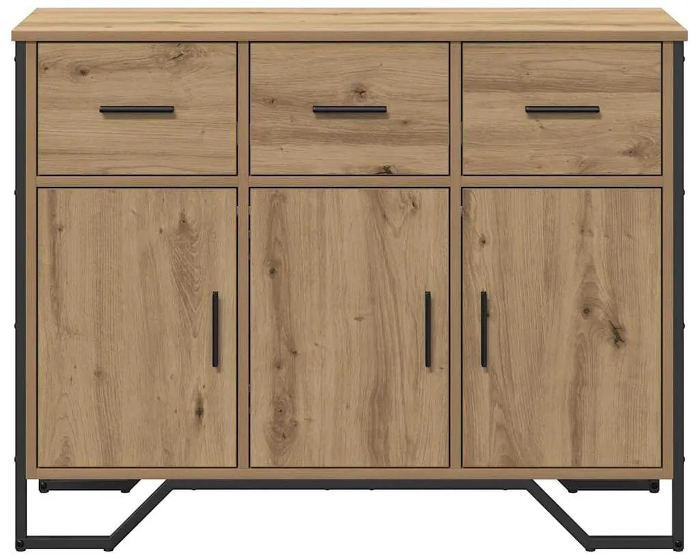Aparador Artisan Oak 97x32.5x74.5 cm Madeira Compósita