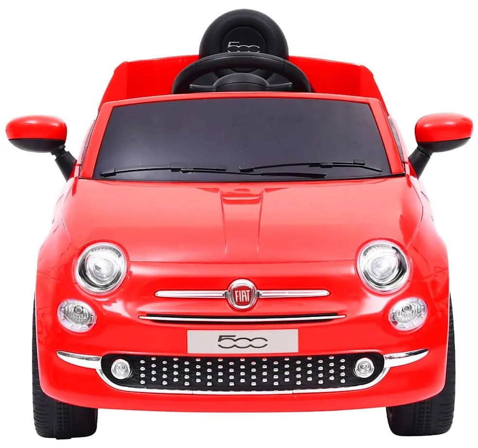 Carro elétrico de criança Fiat 500 vermelho