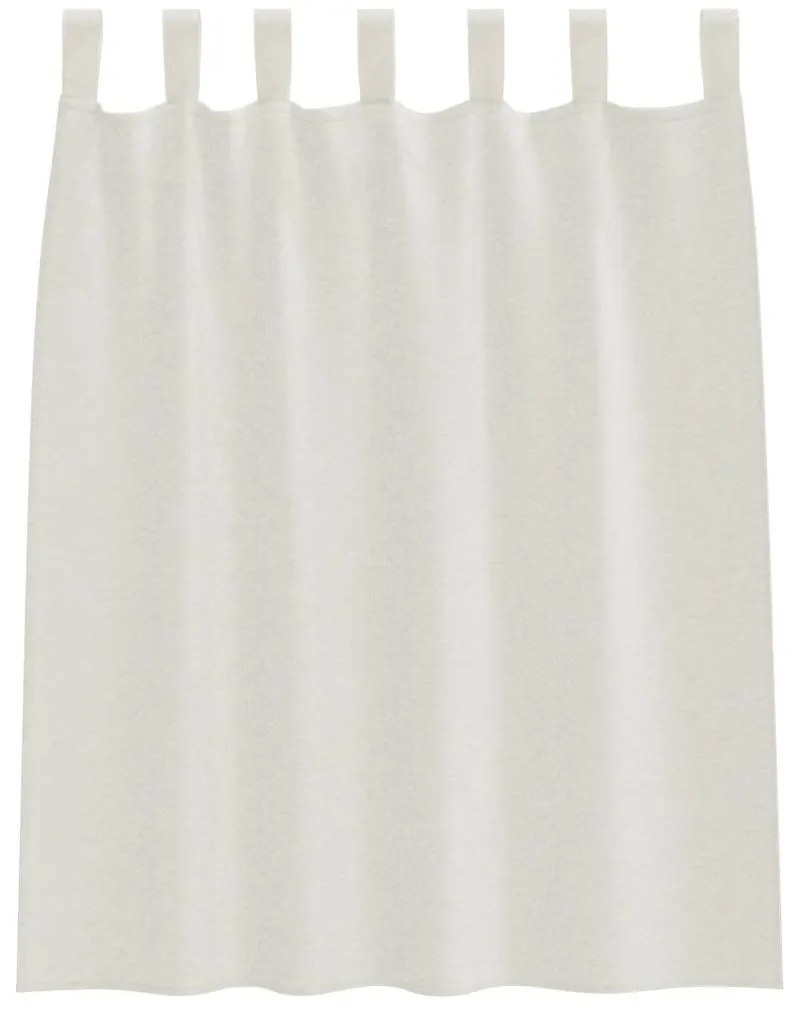 Cortinas com cortinas 2 pcs Creme 140 x 140 cm Poliéster