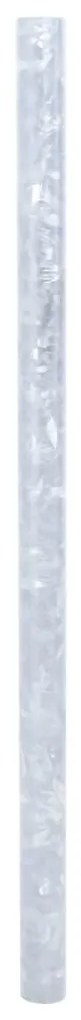 Película para janela fosca 90x500 cm PVC padrão de flor