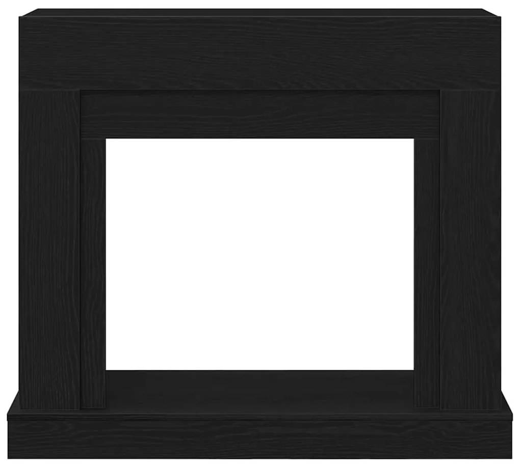 Cornija lareira 100x30x87,5 cm deriv. madeira carvalho preto