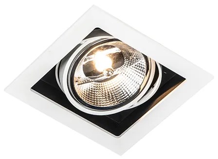 Foco embutido moderno branco 18 cm ajustável - Artemis 111 Moderno