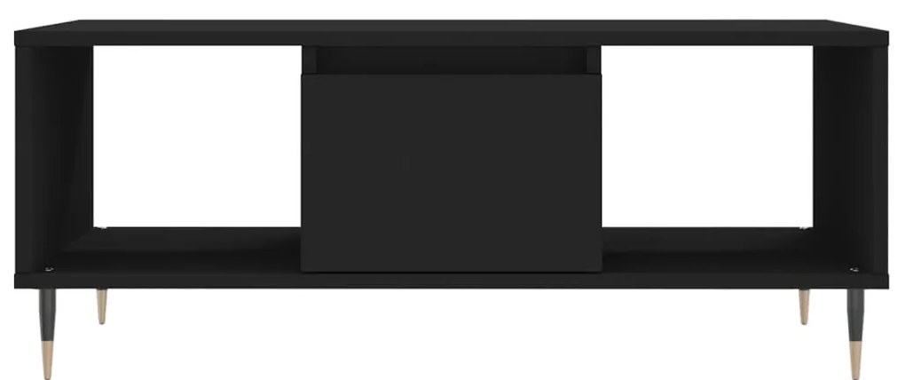 Mesa de centro 90x50x36,5 cm derivados de madeira preto
