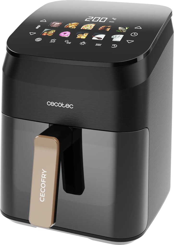 Fritadeira com dupla resistência Cecofry&Grill Smokin' 4500 com 4.5 litros de capacidade e 1900 W