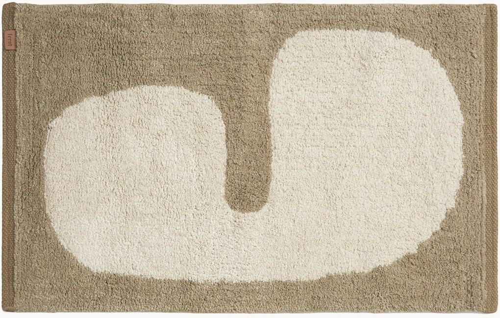 Tapete de banho em algodão orgânico lavável Lay