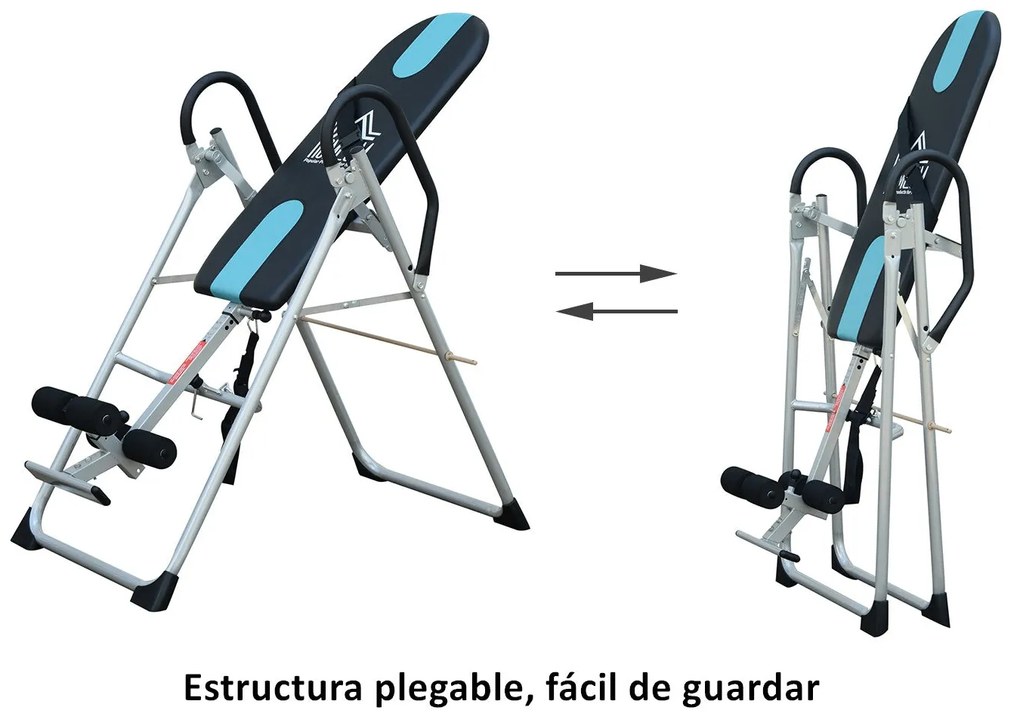 Tábua de Inversão Gravitacional Dobrável com Altura Ajustável - HomeGy