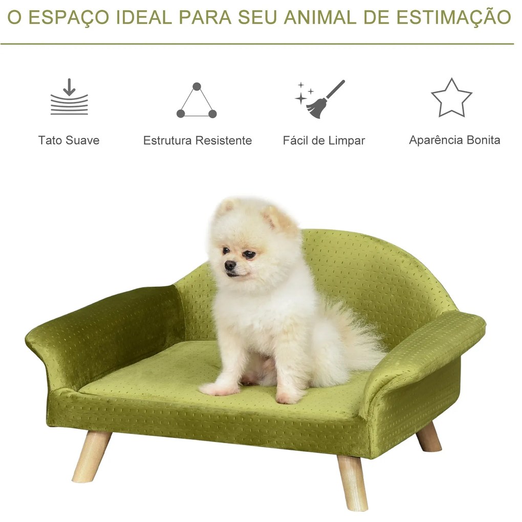 PawHut Sofá-cama para animais de estimação Sofá para cães Gatos com al