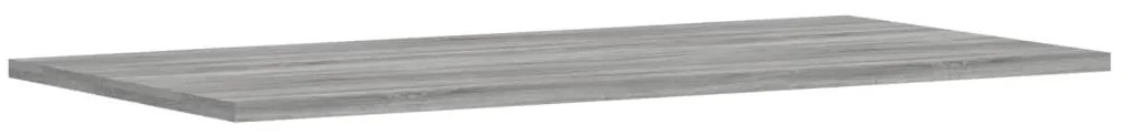 Prateleiras de parede 4pcs derivados de madeira cinzento sonoma