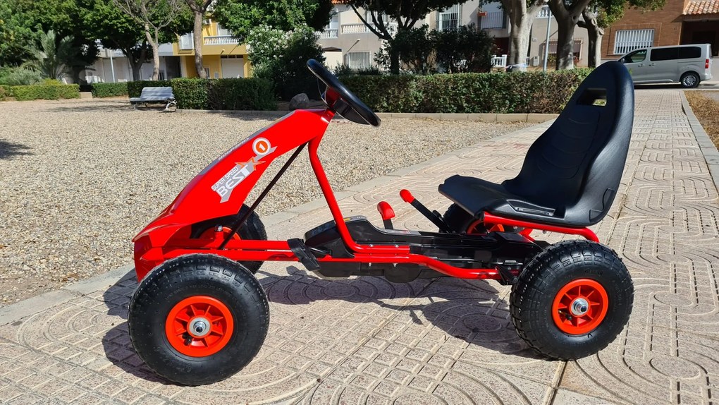 KART A PEDAIS PARA CRIANÇAS DE 3 A 8 ANOS VERMELHO
