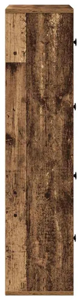 Estante 60x24x101,5 cm derivados de madeira madeira velha