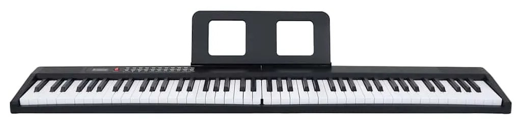 88 teclas Piano teclado elétrico com suporte de música dobrável