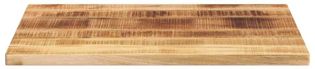 Tampo de mesa retangular 70x50x2,5 cm mangueira áspera maciça
