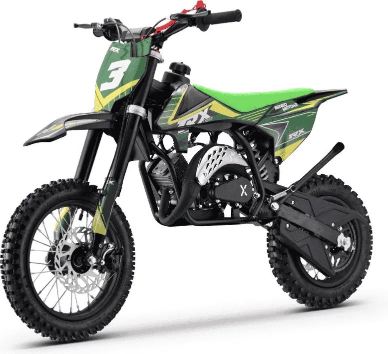 Moto Cross Gasolina para crianças BNO Motors Cross TRX 60 cc Verde